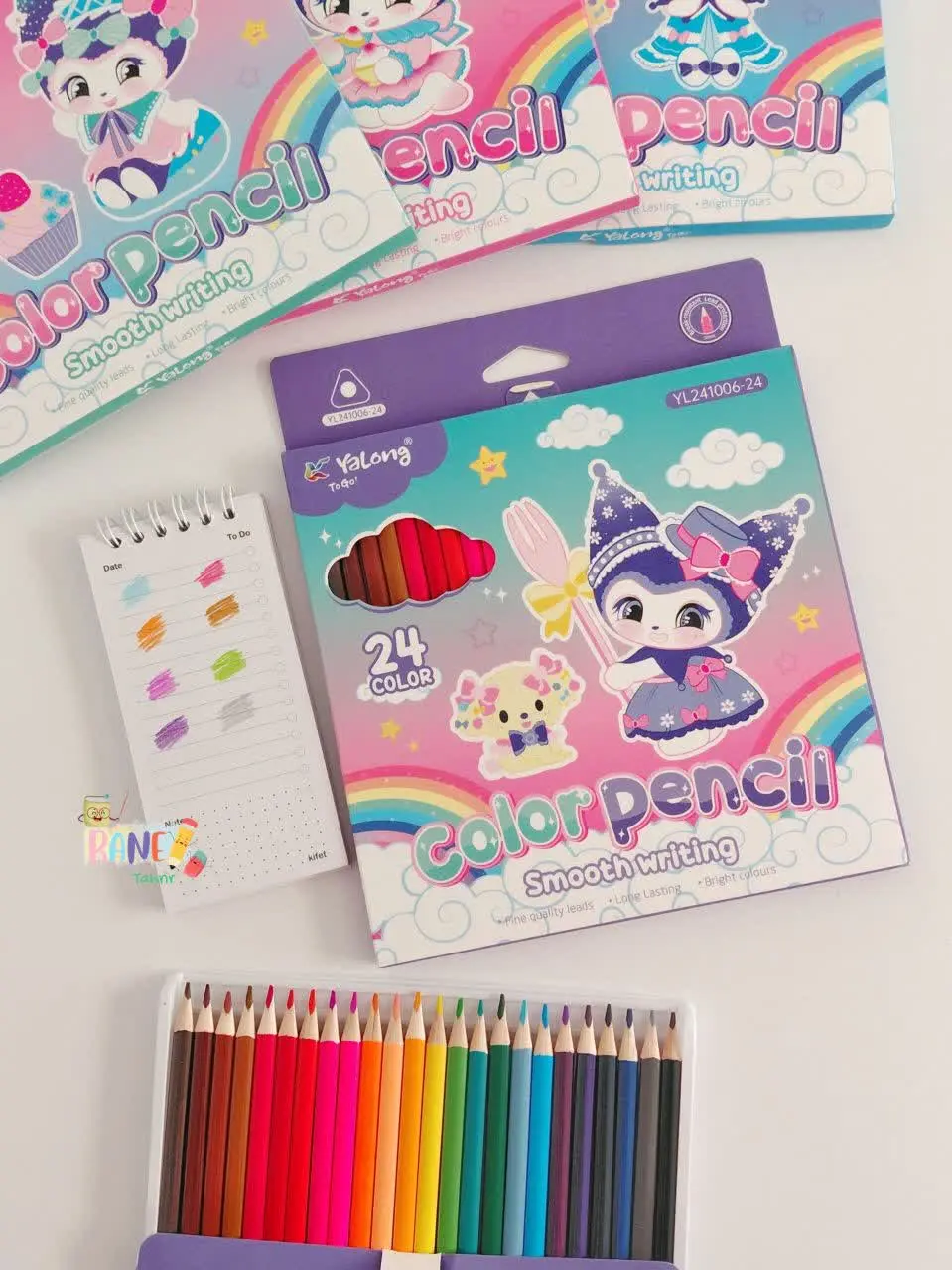 🌈مداد رنگی ۲۴ رنگ وارداتی ک...