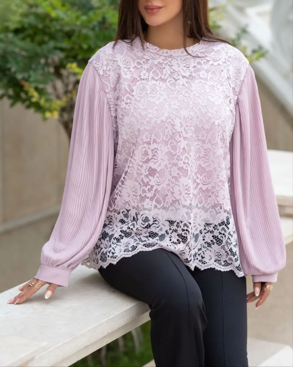 شومیز دانتل، ی کار شیک و متفاوت 
