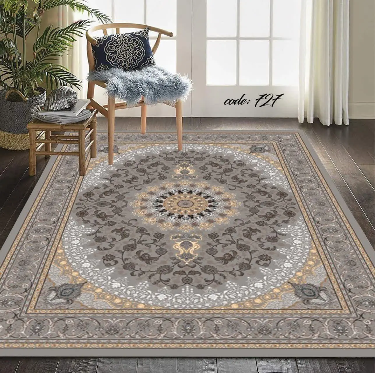 #فرشینه ترمزدار ۴ لایه ریشه دار (فرش لایت) کد ۷۲۷ A
