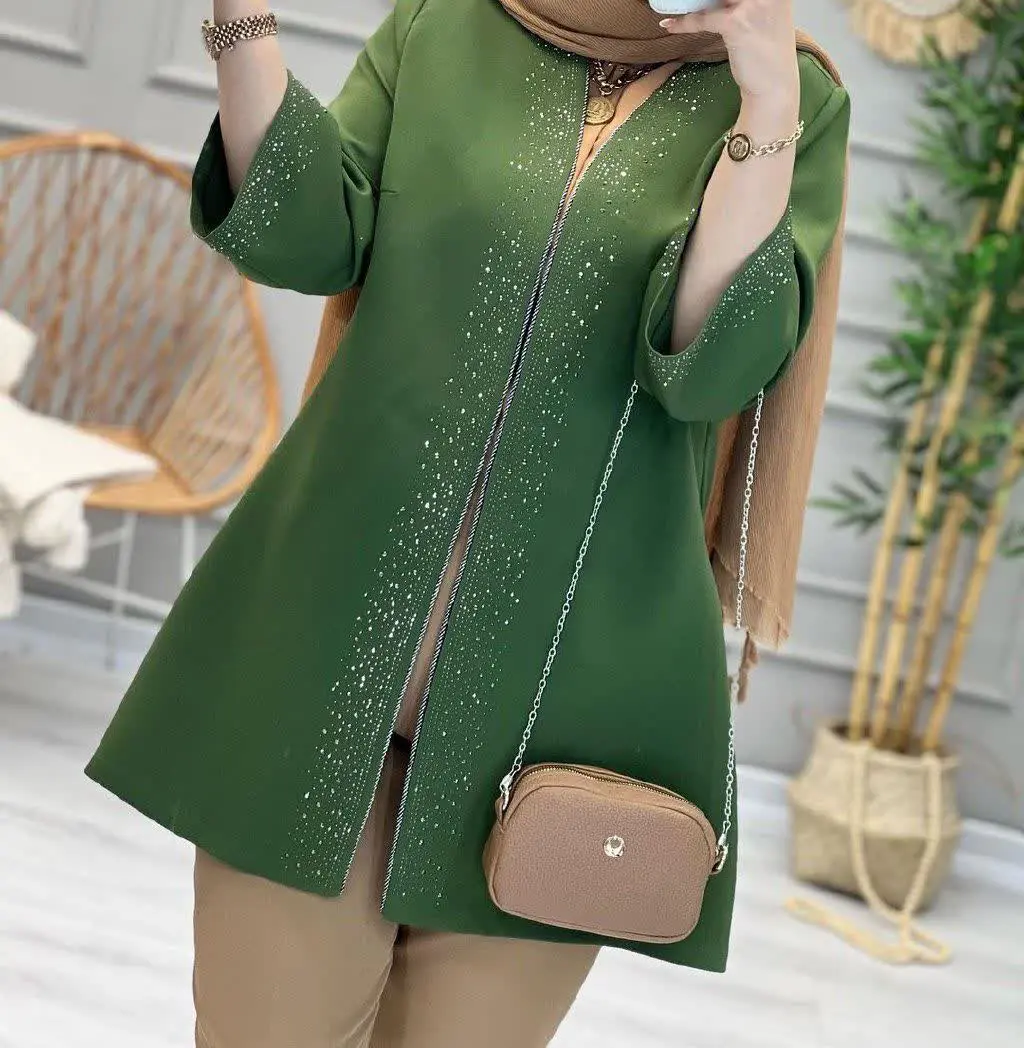 🍃نام: کت تک نگین دار صدف
