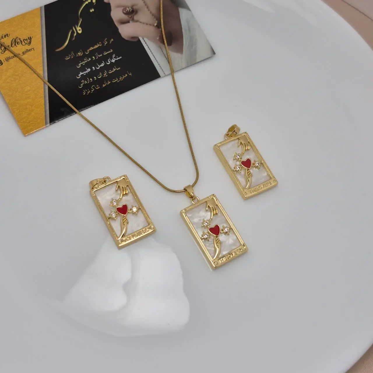 گردنبند جدید مینا کاری ☺️