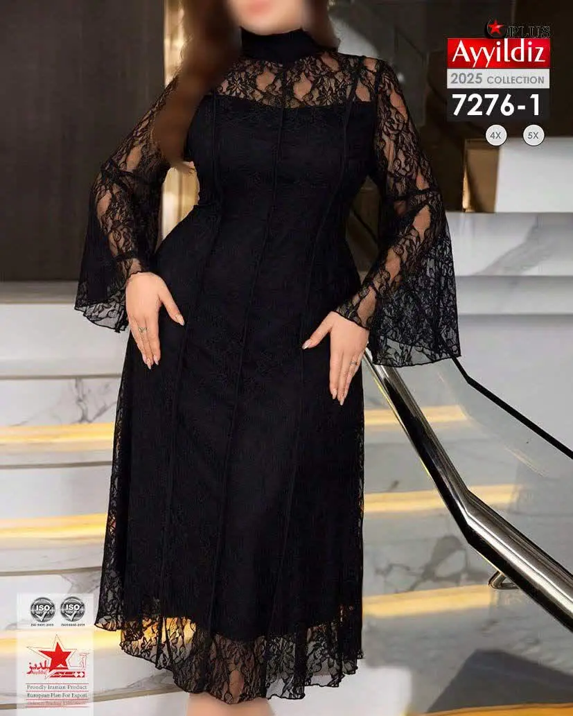 ✅پیراهن مجلسی گیپور بیگ سای...