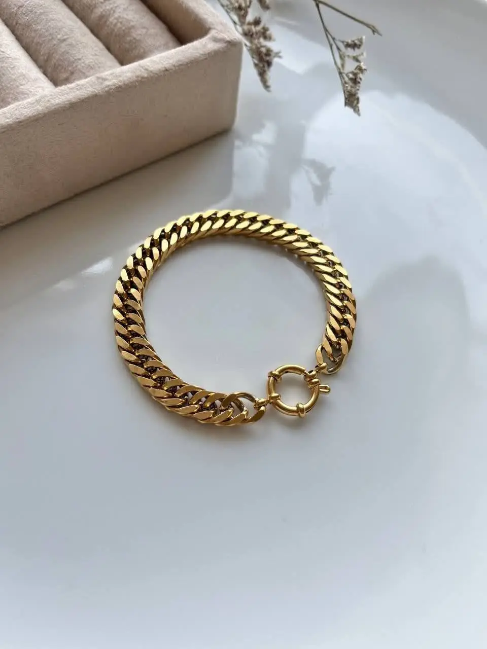 💍دستبند کارتیر دوبل با قفل...