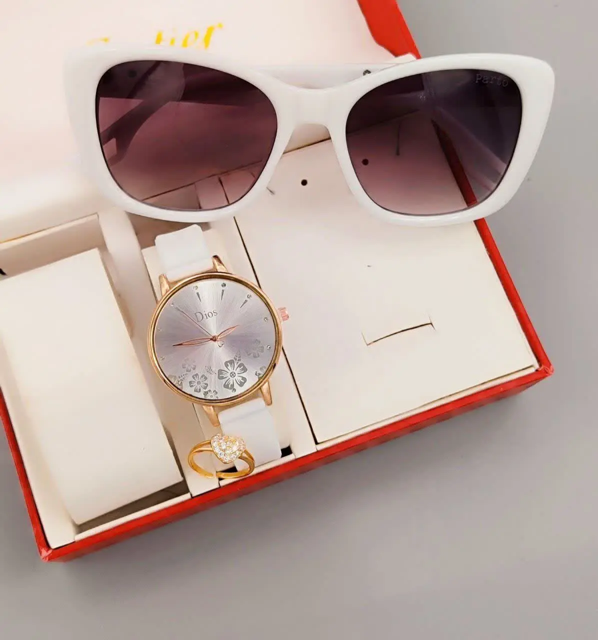 ♦️ #ست #ساعت و #عینک و #انگشتر
