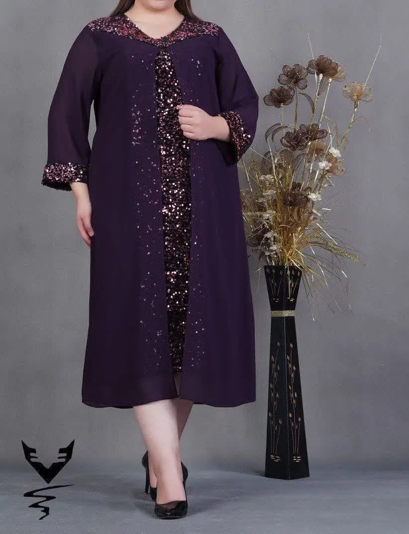 نام: پیراهن بلند مجلسی پولک مخملی جدید زونیکس کد ۳۰۲۶
