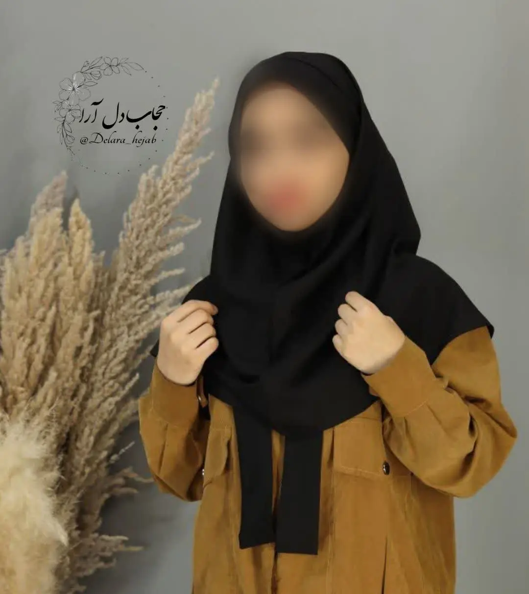 مقنعه دانشجویی که با دوحالت میتونید بپوشید😍
