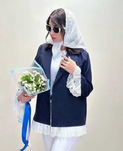 ست کت و مینی اسکارف غزل 
