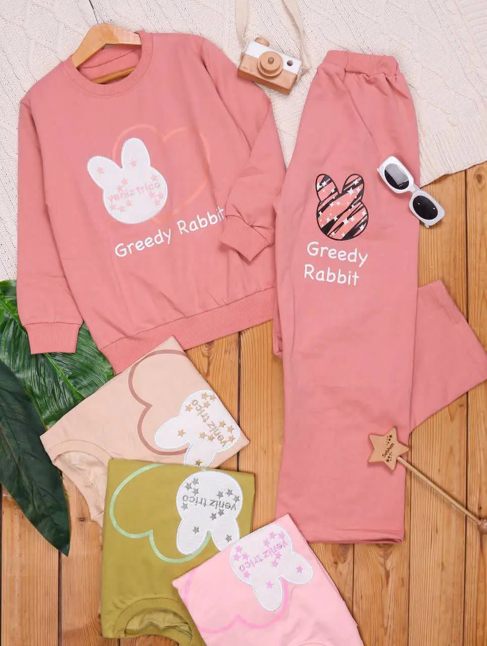 🎄بلوز شلوار بگ پنبه خرگوش و...