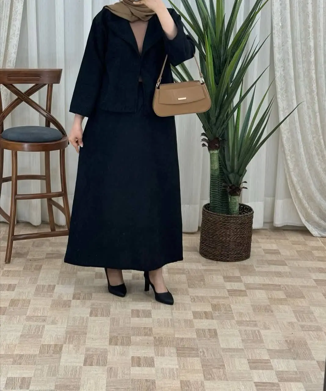 🍁نام: کت و‌ دامن مخمل ۲۴
