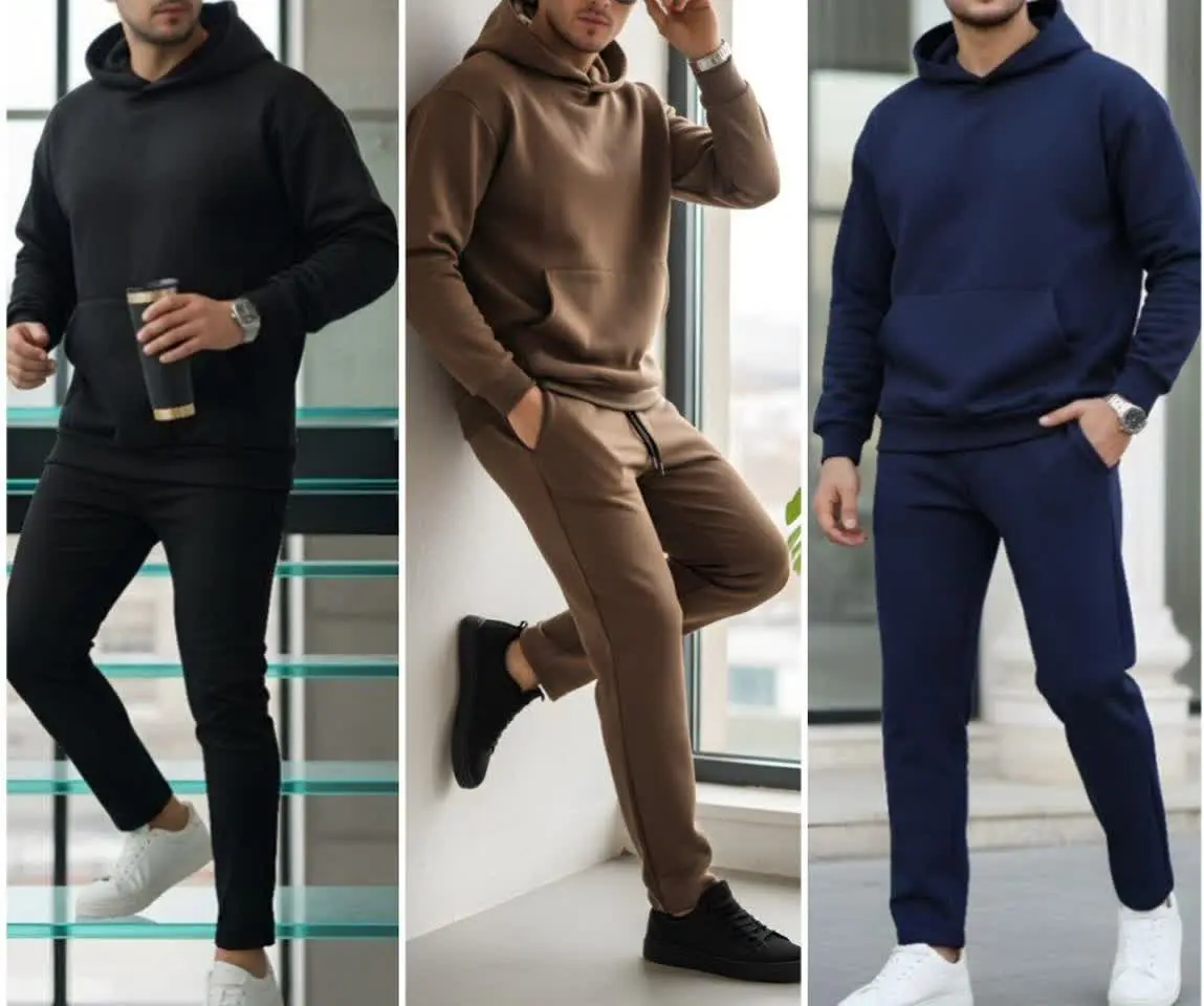 🍁 نام: ست هودی شلوار کلاهدار