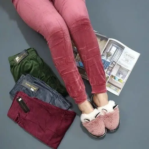 👚نام کالا: شلوار مخمل وارداتی دمپا مچ ساده 😉👌
