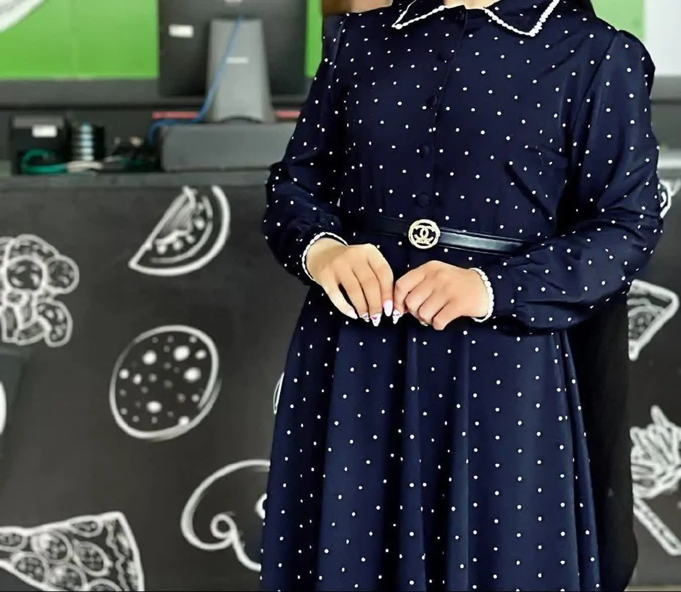 👚نام: پیراهن خال‌خالی تارا 💙🐞
