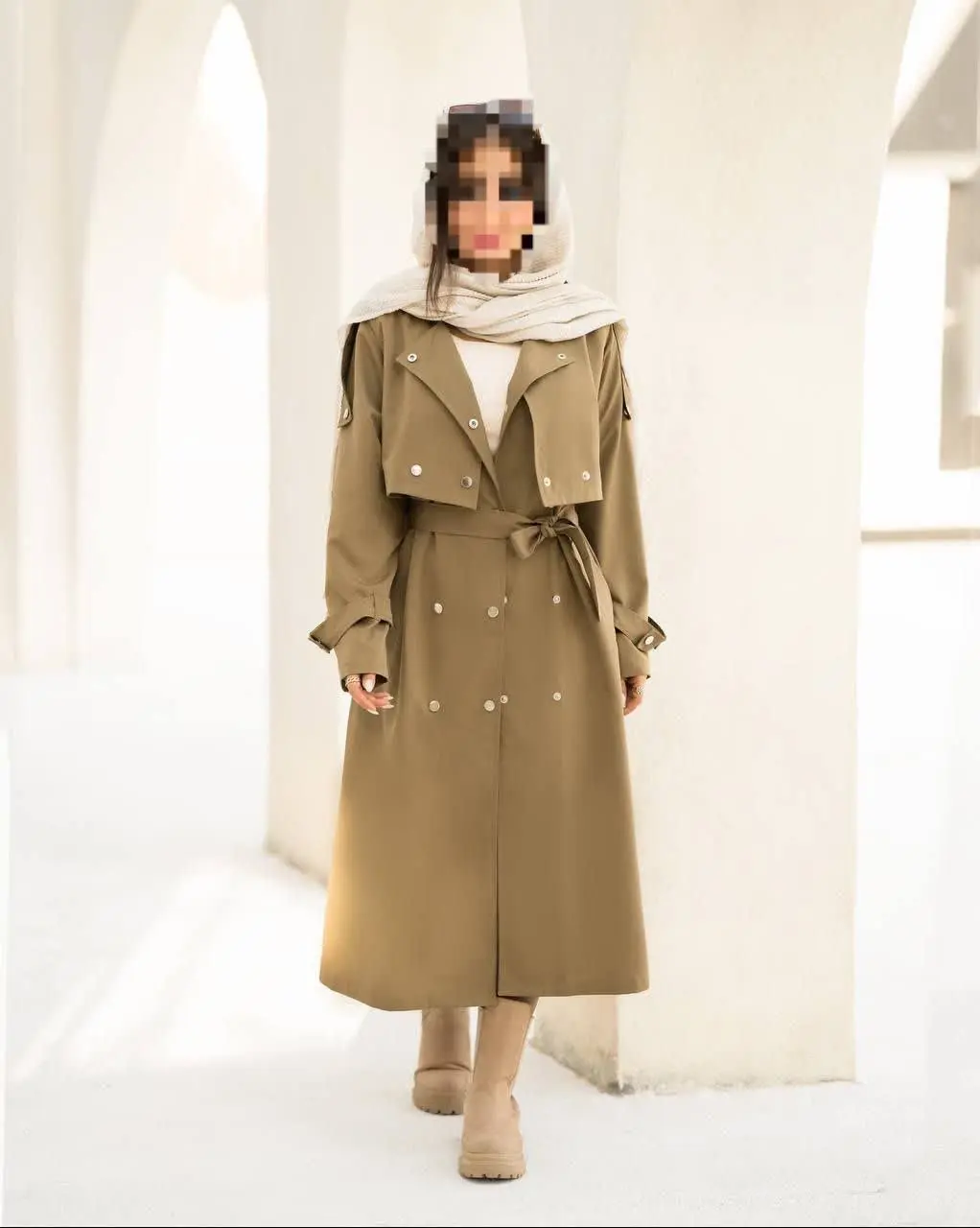 🧥مدل: بارونی دوتیکه ساحل
