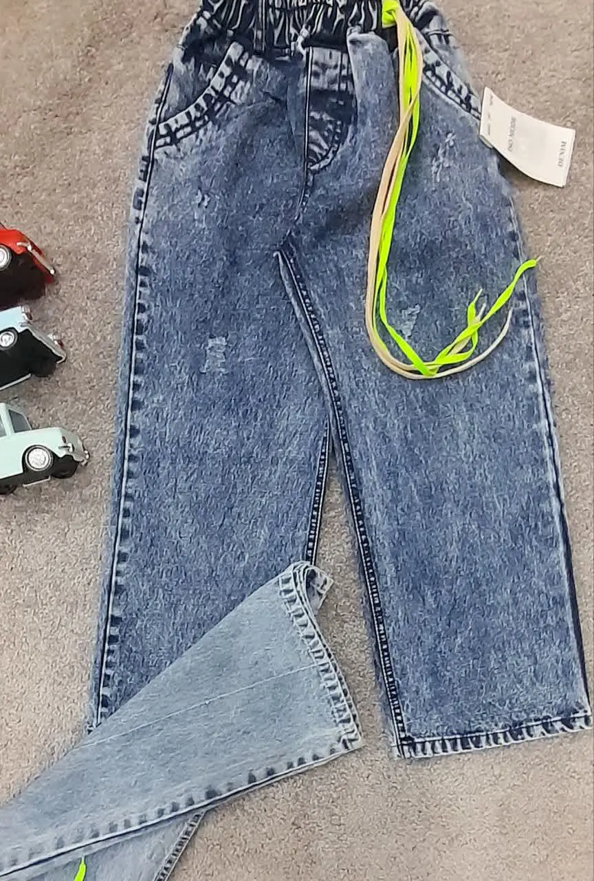 شلوار بگ جین 
