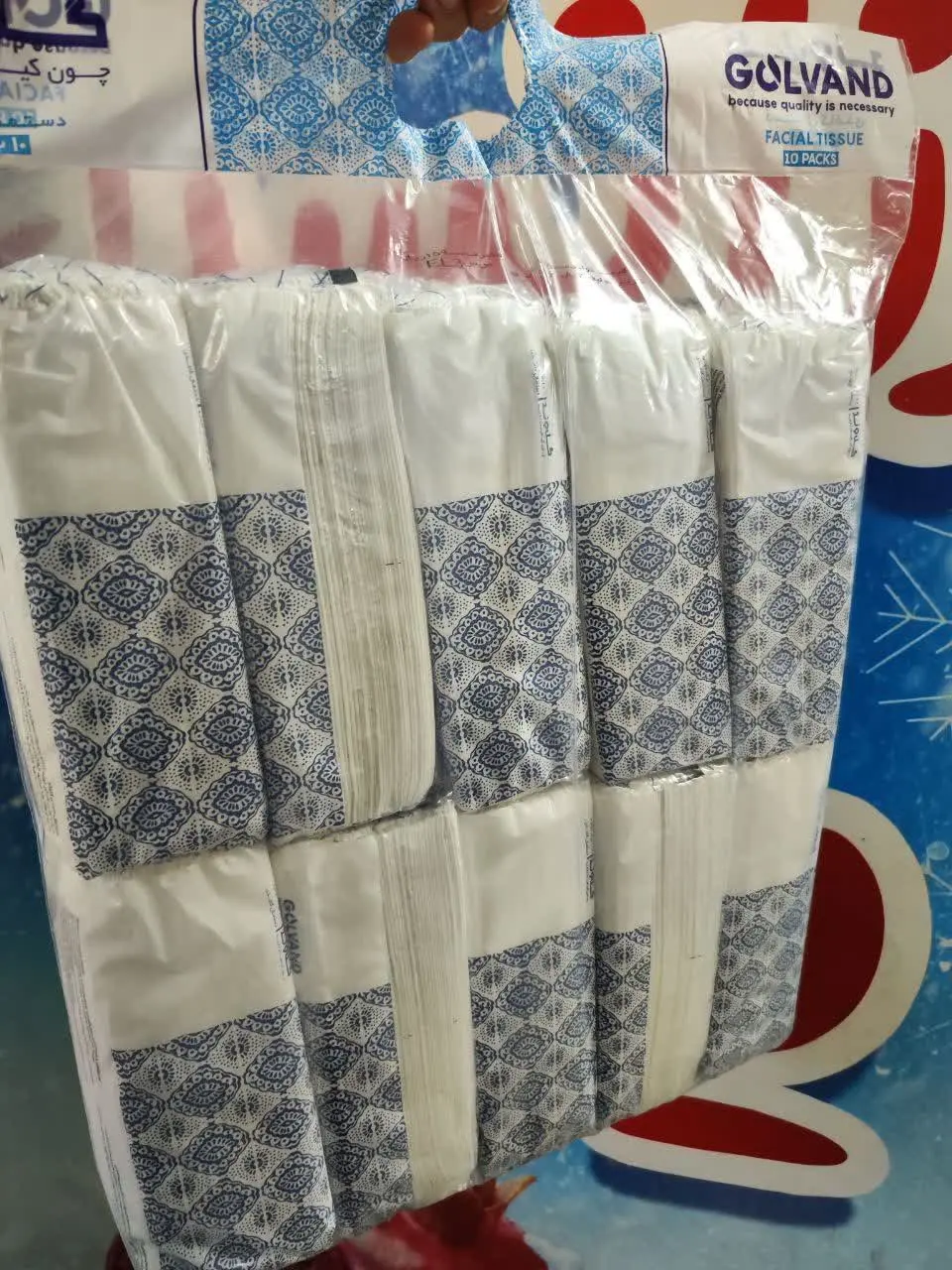 فروش ویژه دستمال با کیفیت اقتصادی ۱۰عددی گلوند
