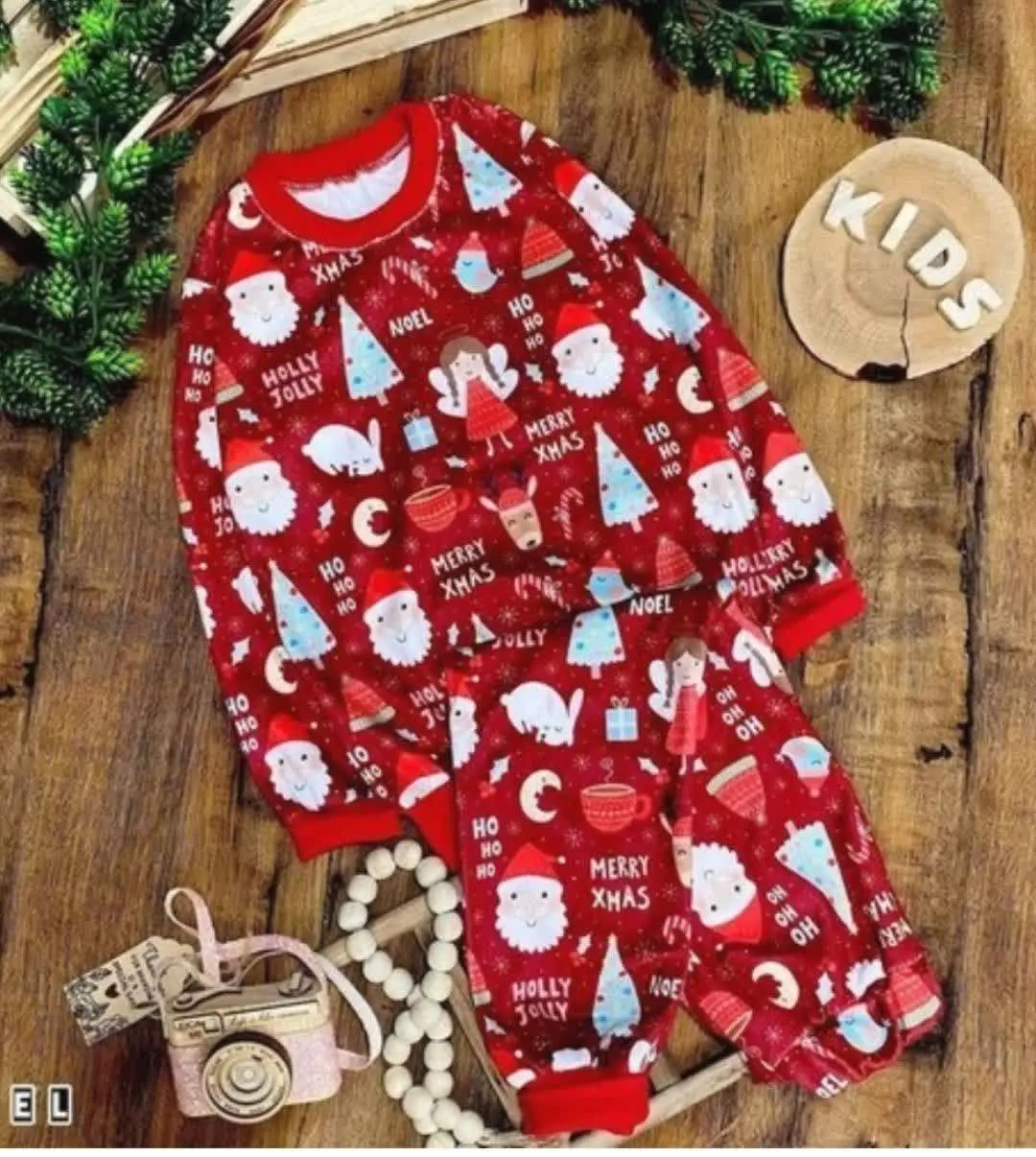 بلوز شلوار مخمل بابانوئل 🎅
