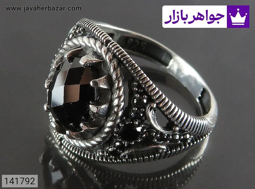 انگشتر نقره انیکس تراش مردا...