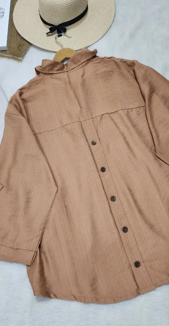 نام: شومیز مانتویی پشت دکمه رامونا😍
