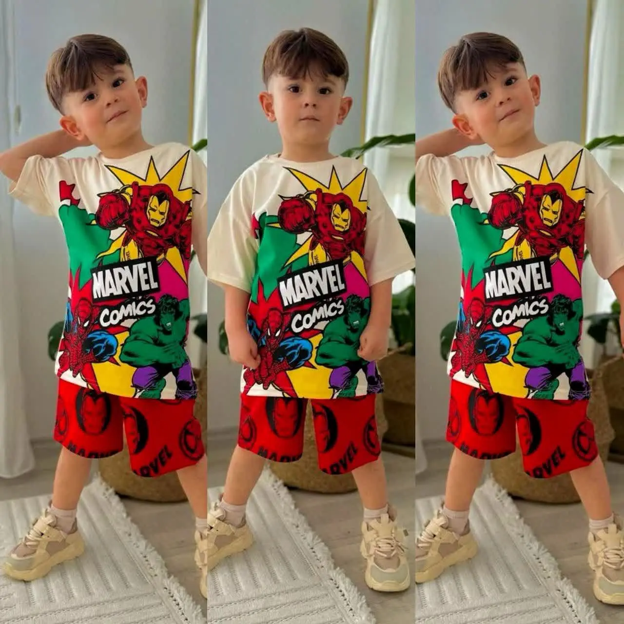 👚 نام: بلوز شلوارک سه شخصیت