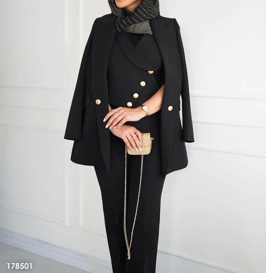 🔺کراپ کت سه تیکه مدل امیلیا
