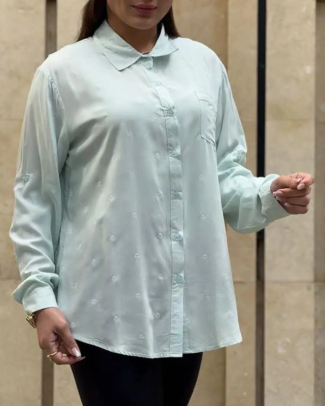 👗شومیز نخ خارجی سامی 
