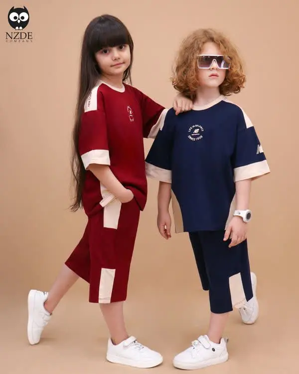 👦 تیشرت شلوارک بگ استایل 
