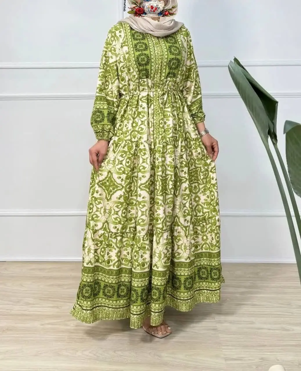 پیراهن ساحلی قواره دار