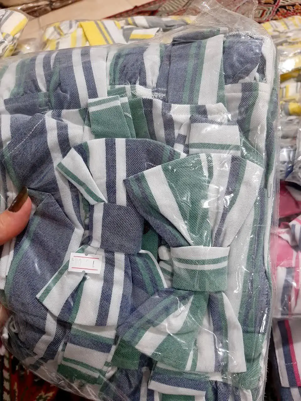 👚نام: تاپ شلوارک راه راه همراه تل
