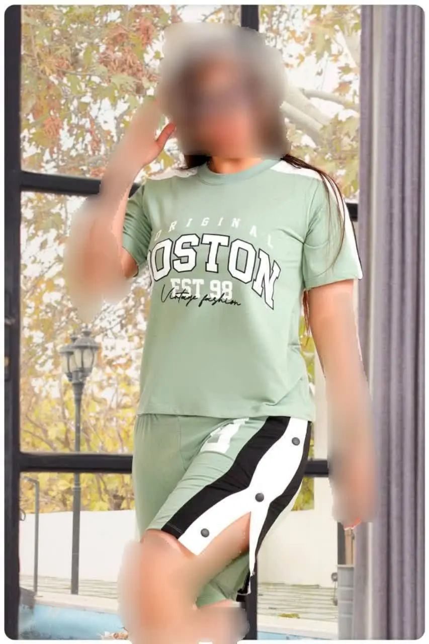 ❤️نام: تیشرت و شلوارک بوستون ۱۶
