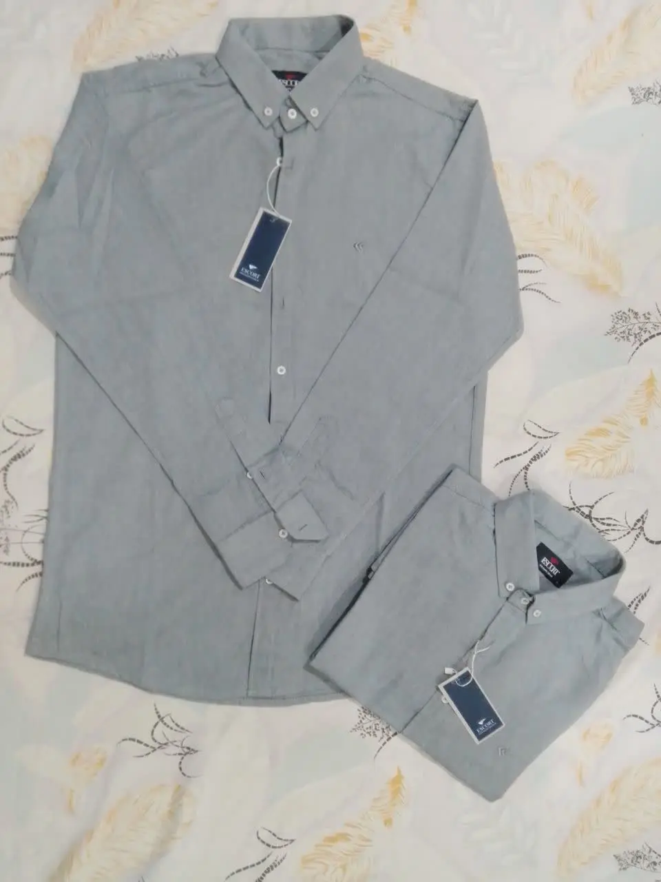 پیراهن آستین بلند نخ پنبه اگزیت
