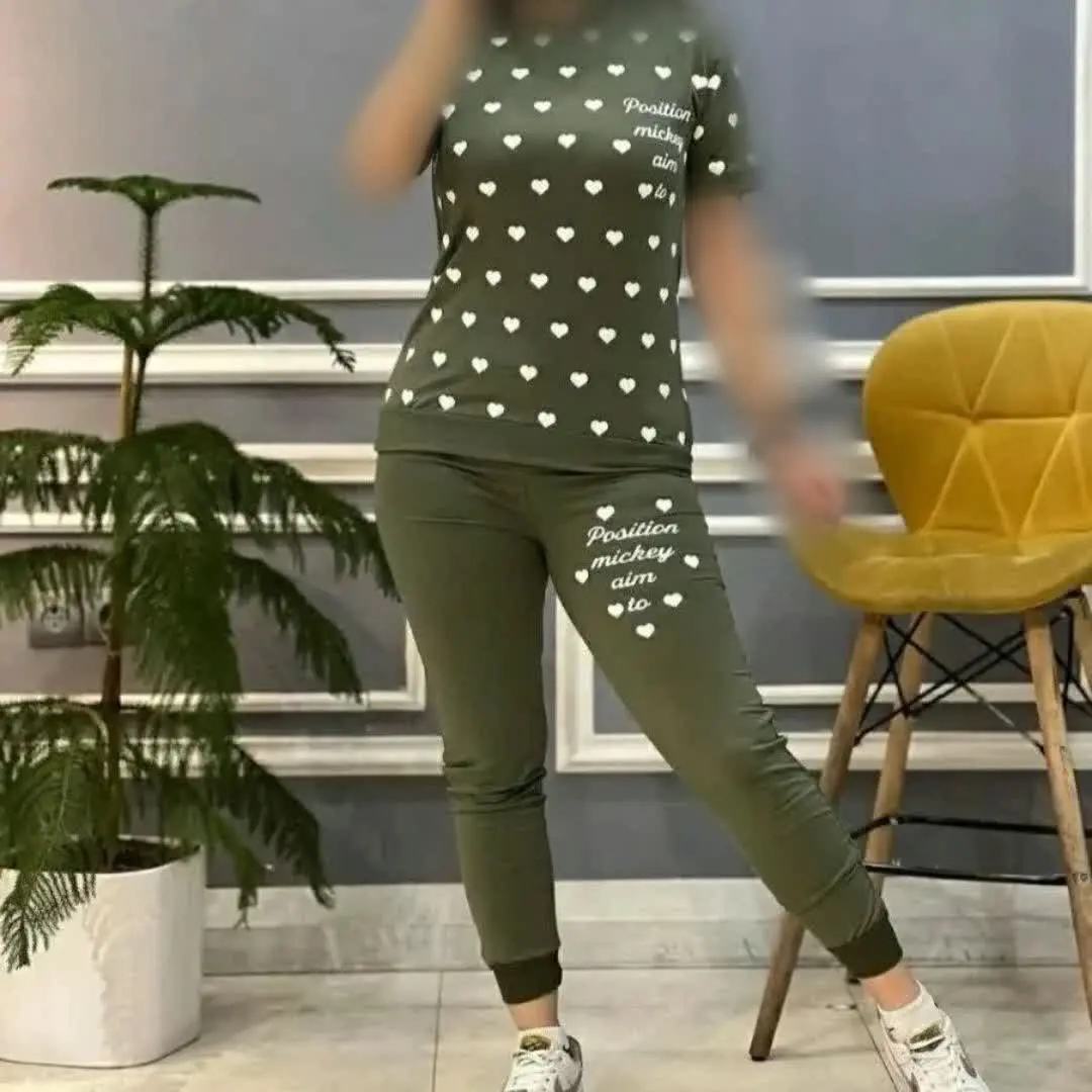 👚نام کالا: ست تیشرت شلوار قلبی 👌😉
