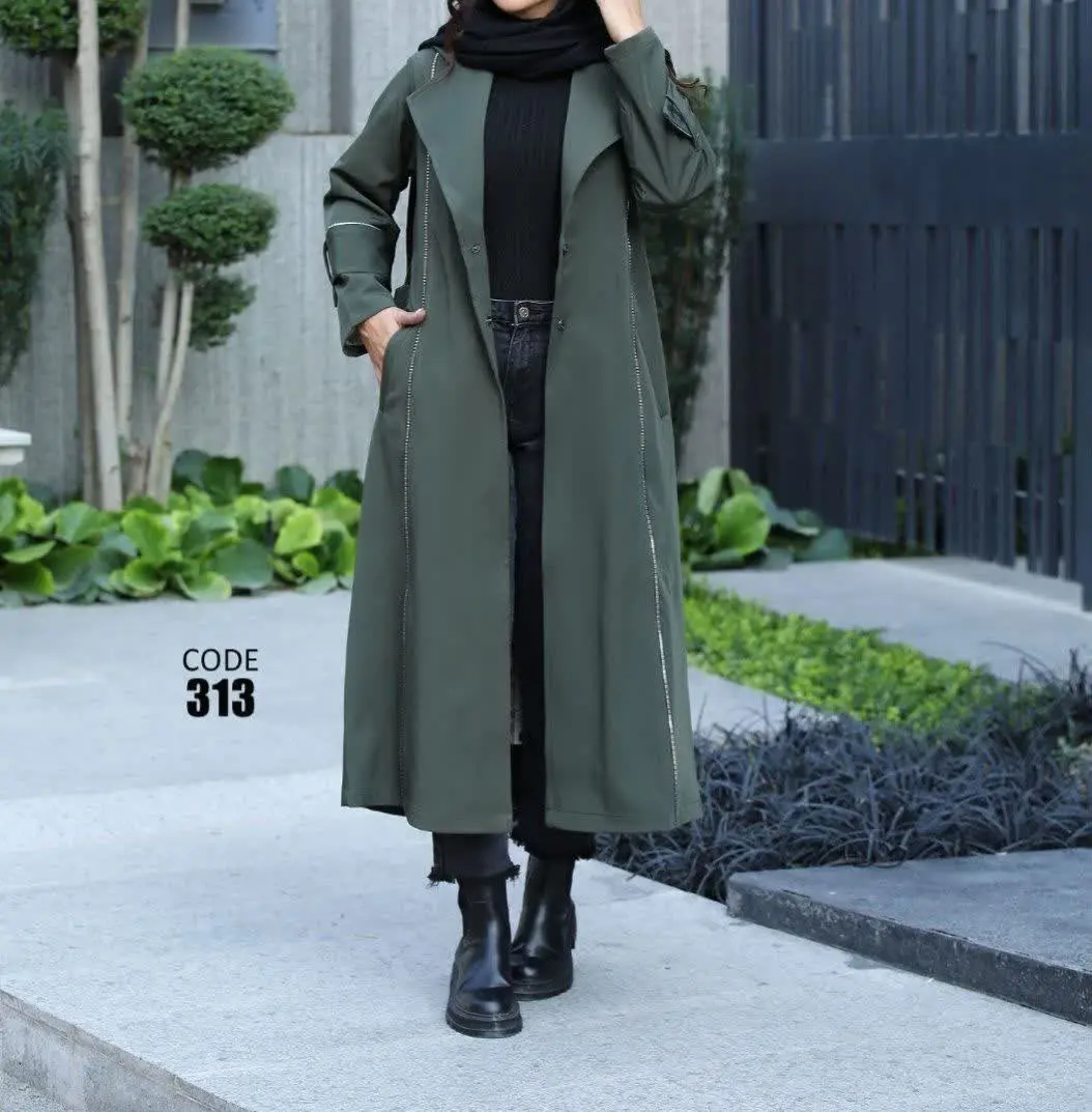 پالتو #زمستانی #پاییزه #بارانی #دانشجویی #جلو بسته #پالتوبلند #ترک_لند #دایموند 
