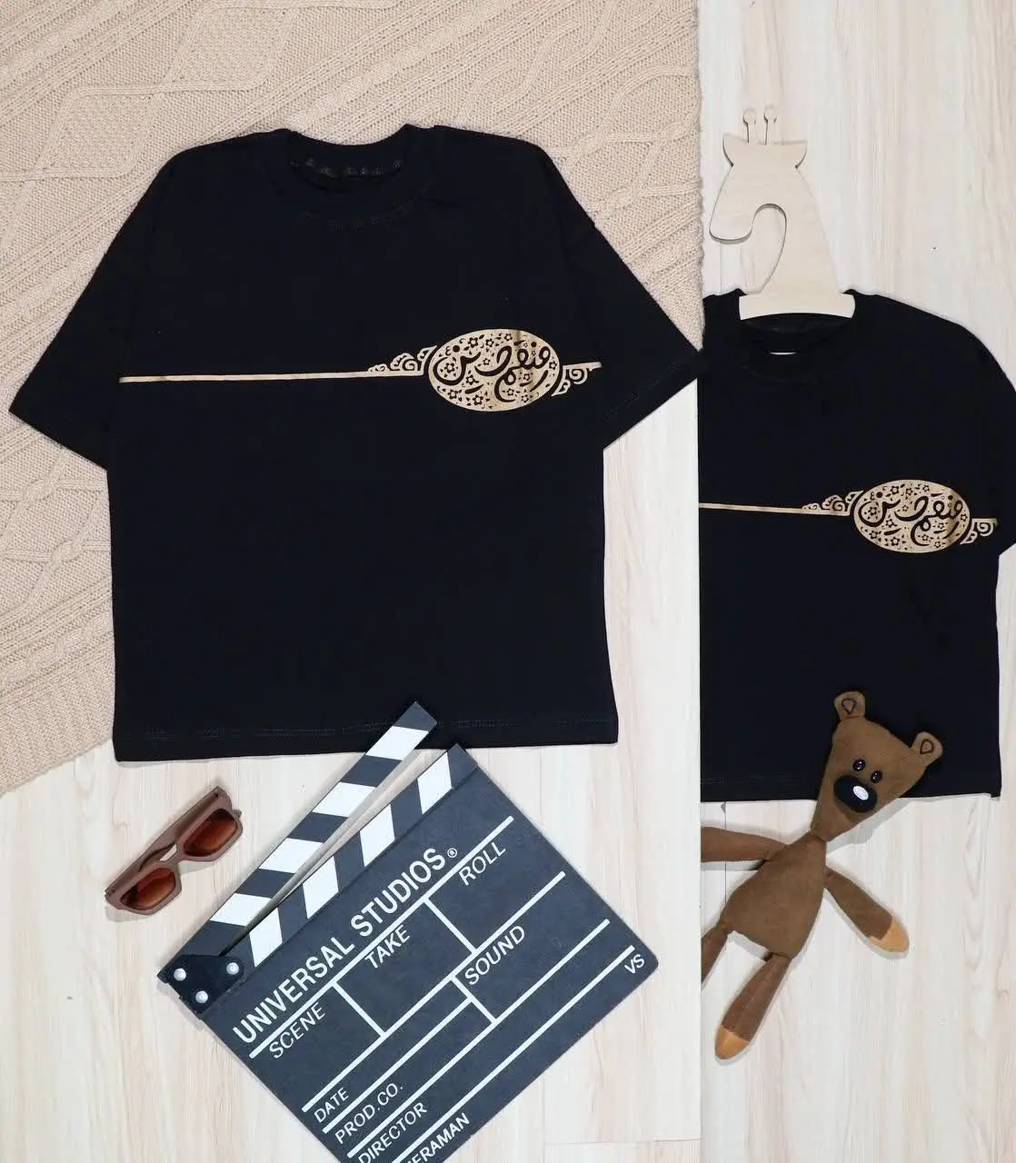 👫تیشرت مشکی پسرانه چاپ رفیقم حسین (ع) 👫
