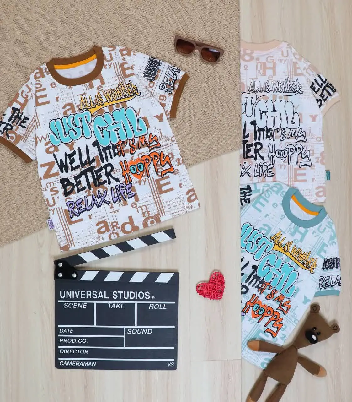 👫تیشرت پسرانه چاپ JUST CHIL👫
