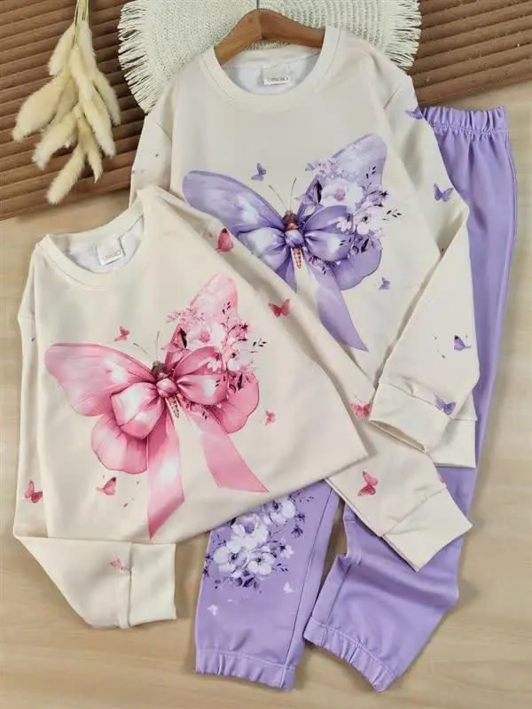 بلوز شلوار سنجاقک و گل