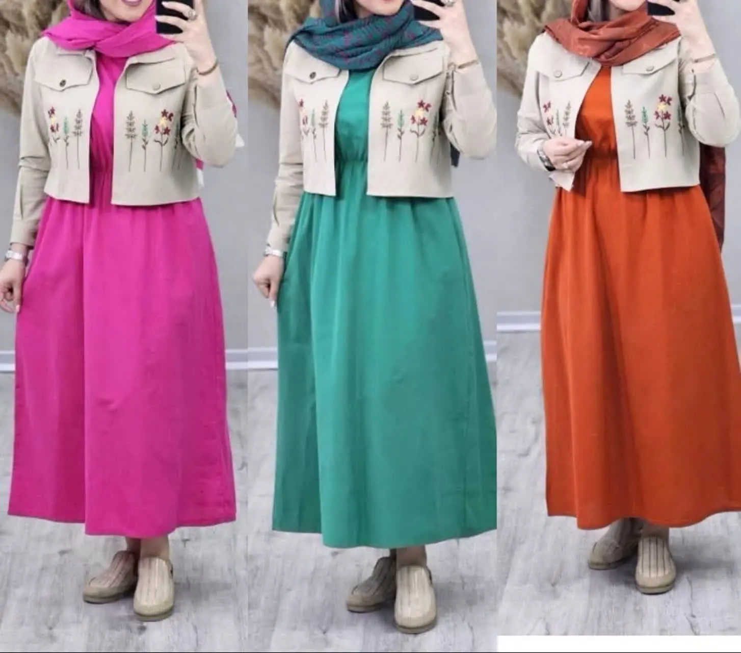 👚نام: کت سارافون گلدوزی شده رعنا
