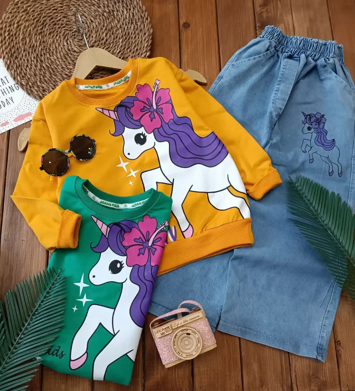 👚نام: ست بیرونی تکشاخ شلوار بگ
