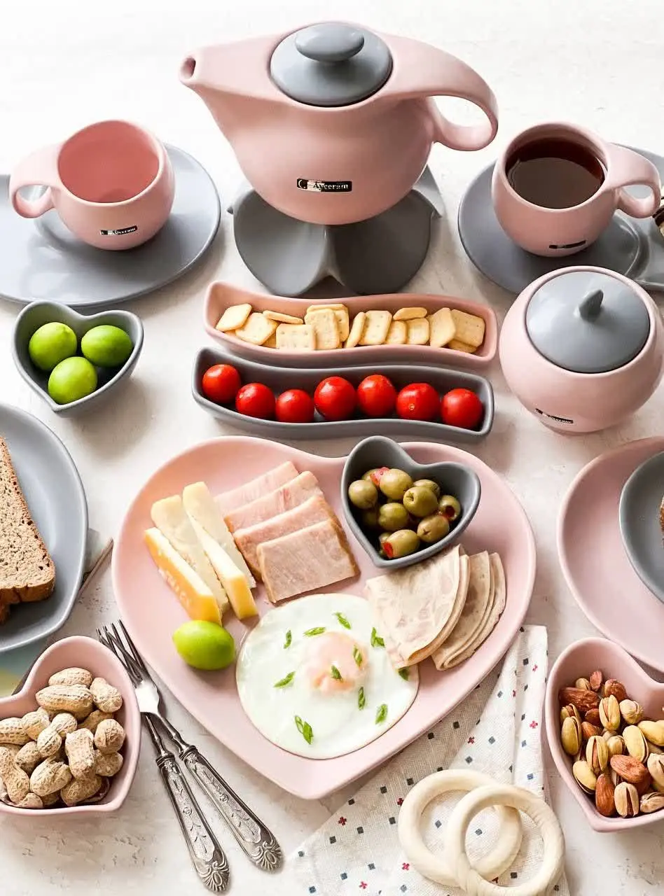 💯سرویس ۱۹ پارچه صبحانه خوری ایسرام😍👆
