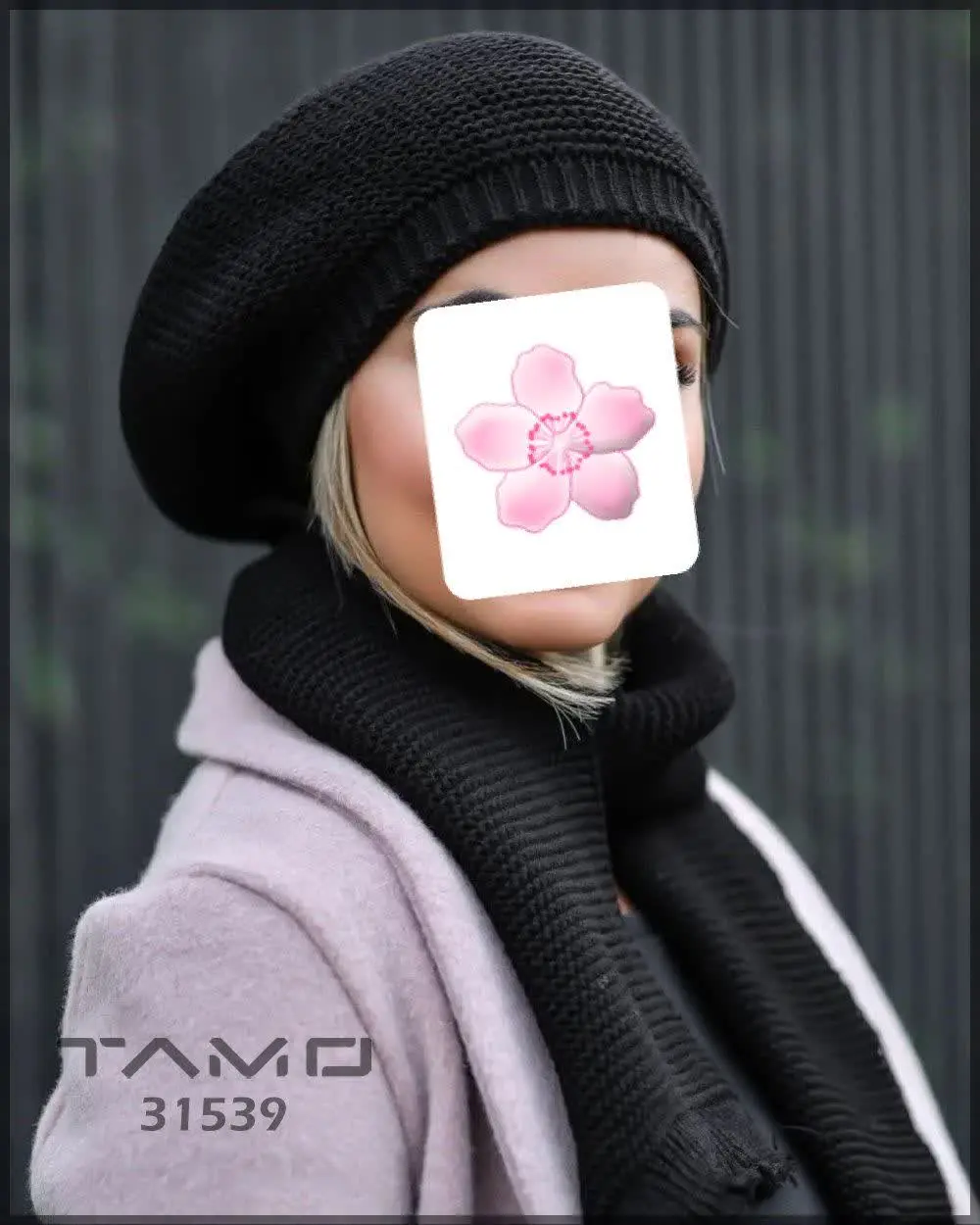 ست شال و کلاه بافت فرانسوی
