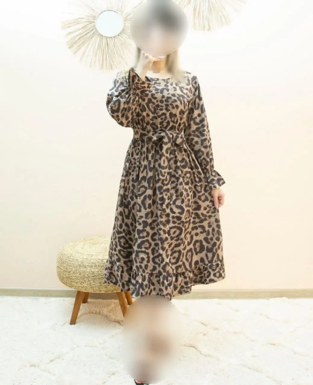 👗نام: پیراهن پلنگی سوگل💥💫
