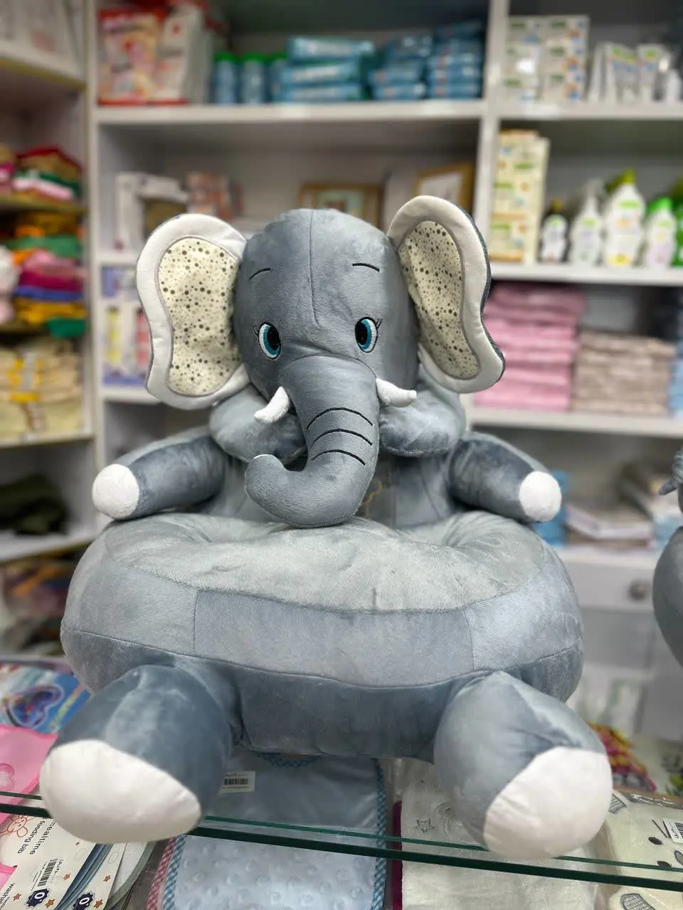 مبل کودک طرح فیل طوسی کد ۶۱۰۱۱ 
