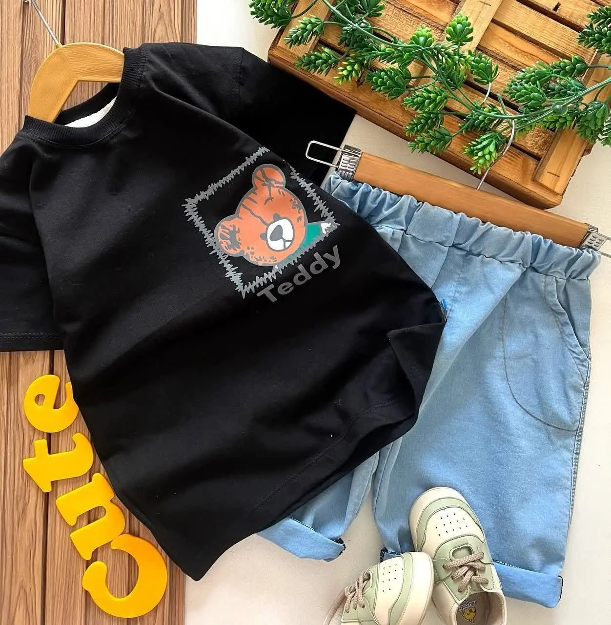 👚نام: ⚡️ (ست اسپرت مدل پازل خرسی) ⚡️
