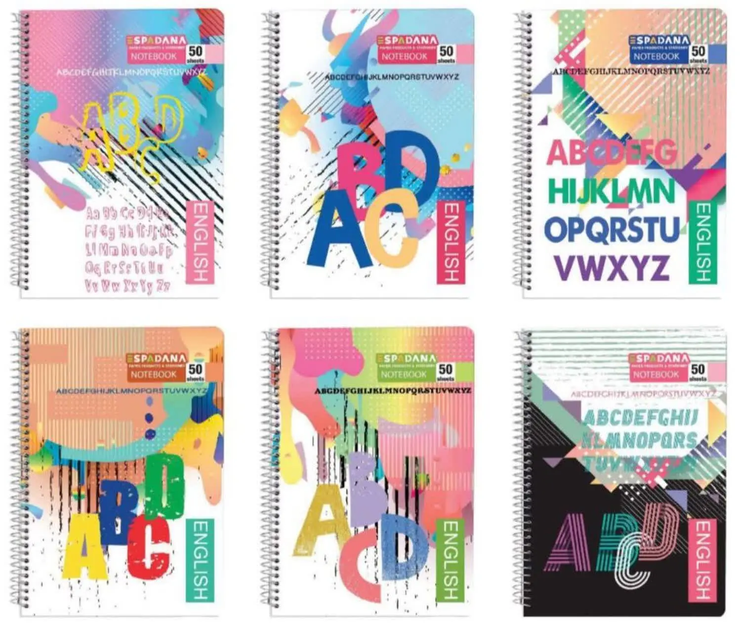 ✅دفتر ۱۰۰ برگ طلقی دو خط کل...