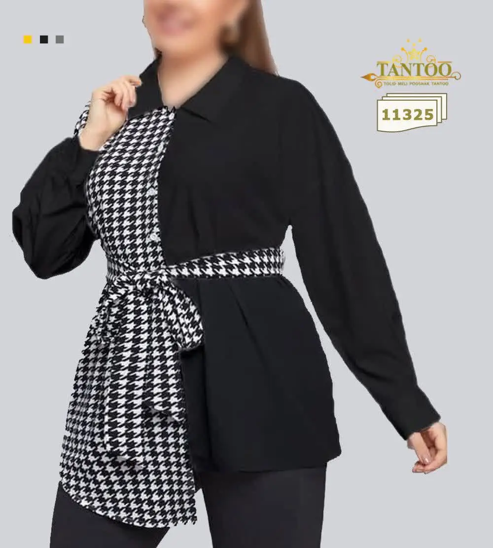 شومیز مانتویی سایزبزرگ