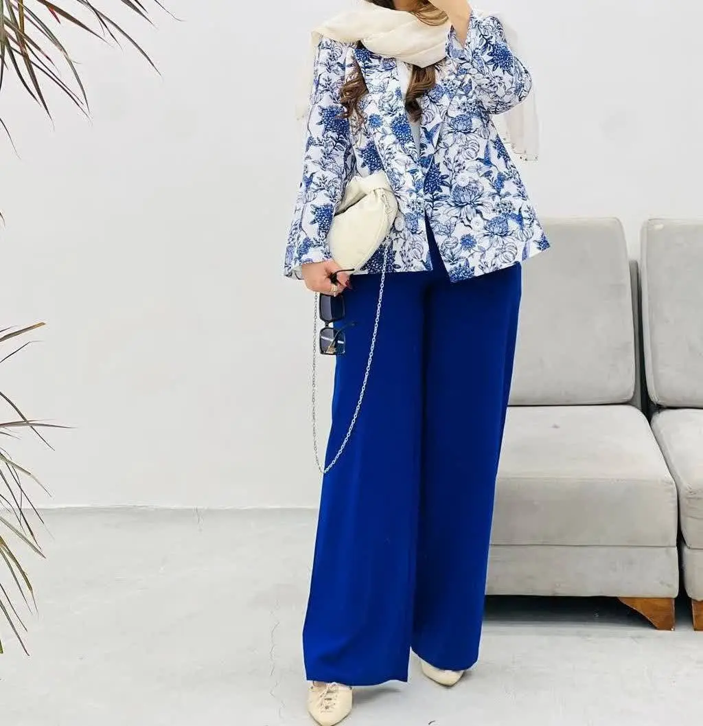 ☀️نام: ست کت شلوار دریا 🌊
