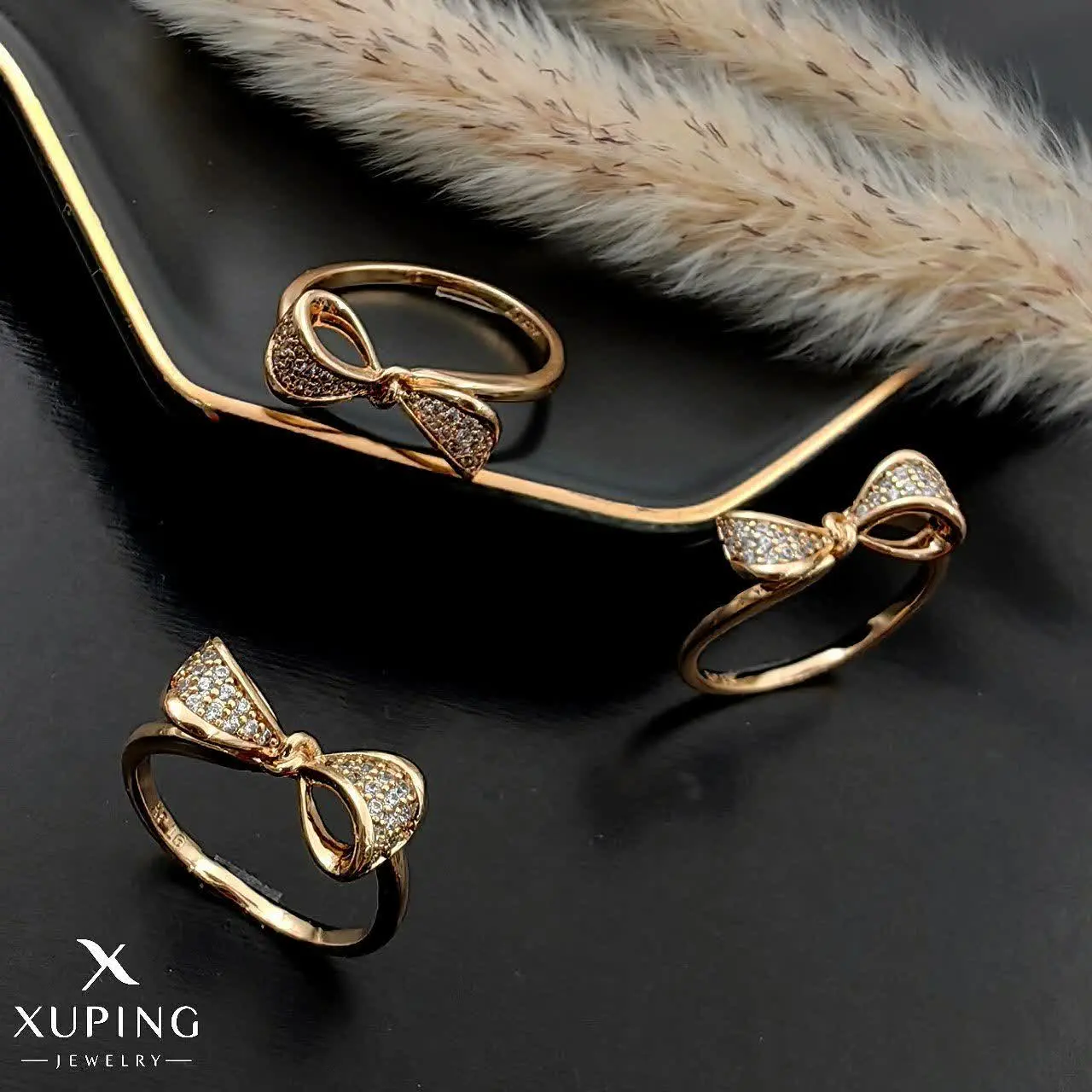 انگشتر پاپیونی ژوپینگ کد ۲۷۵۸