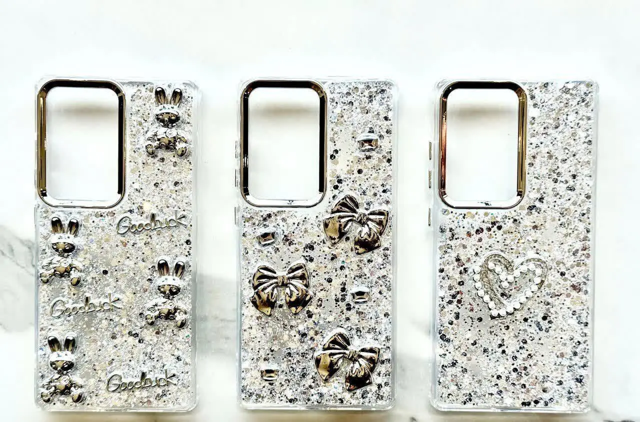 🎀 قاب شاین کروم اکلیلی برجسته 🎀 کیفیت عروسک عالی مخصوص انواع #سامسونگ #شیائومی و #آیفون 
