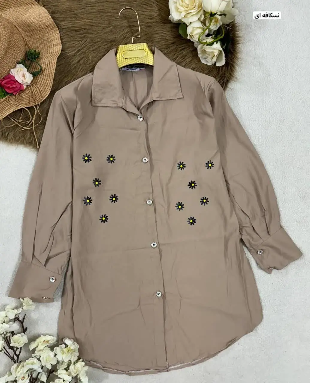 نام: شومیز مانتویی بابونه
