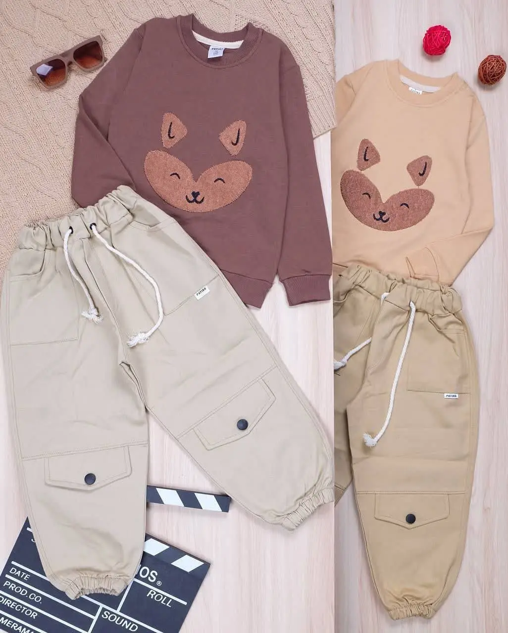 👫بلوز و شلوار کتان شنل دوزی روباه👫
