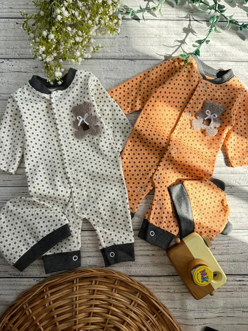 سرهمی طرح تدی برجسته نوزادی و کودک کد ۱۱۲۱۰۷ 
